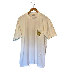 Smokin' Joe's Racing White Vintage Men's XL S/S T-Shirt Camel 1994 RJRTC